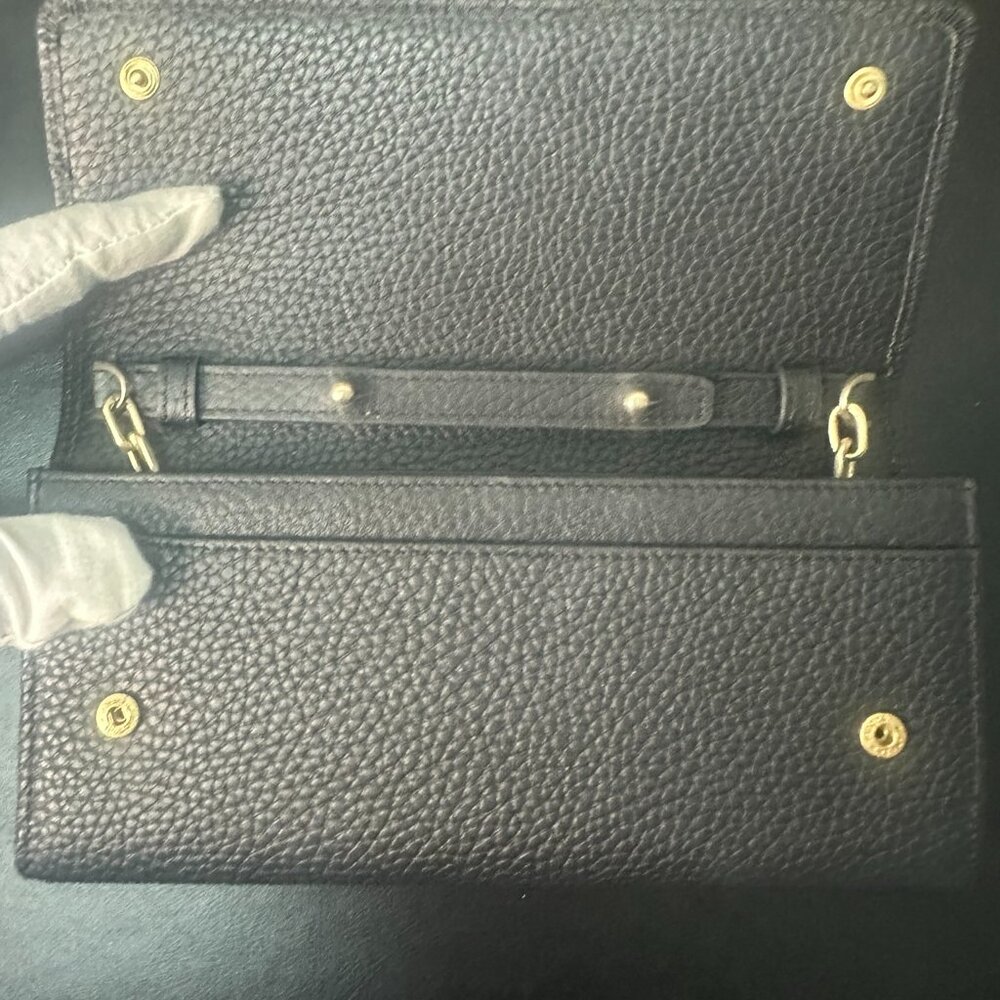 Valentino by Mario Valentino Black Leather Crossbody Bag - Picture 9 of 11